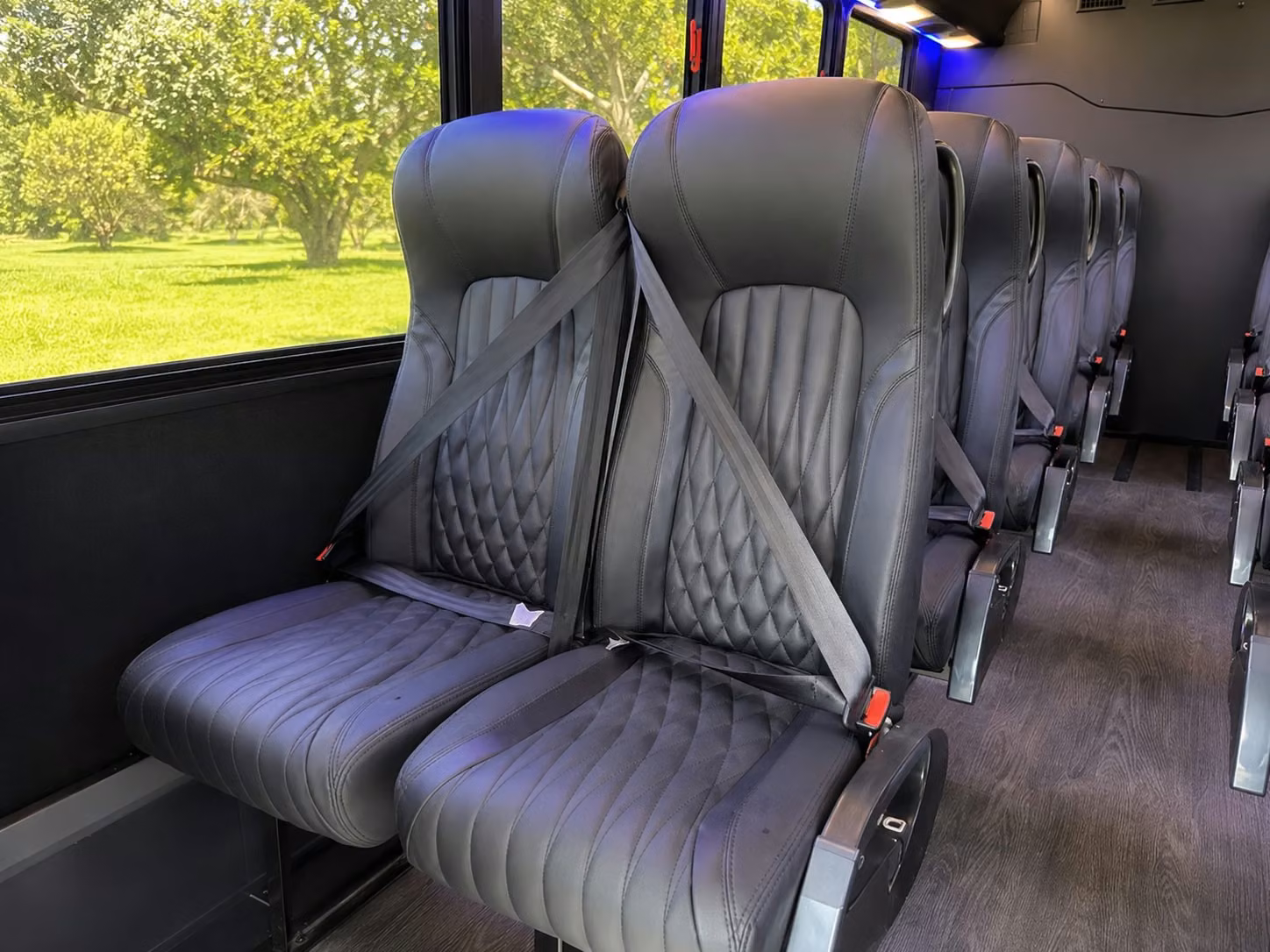 15 passenger minibus inside