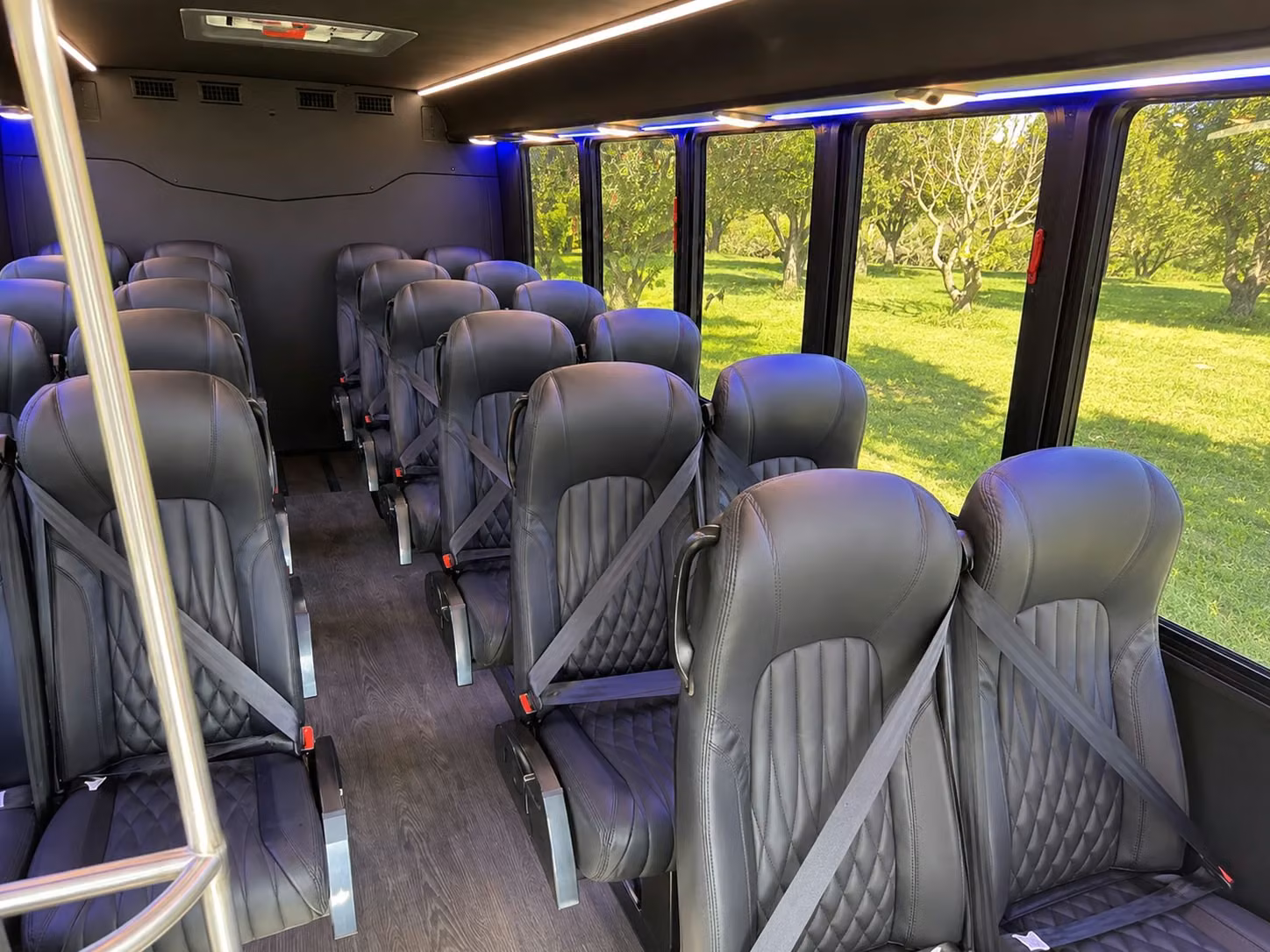 20 passenger minibus inside