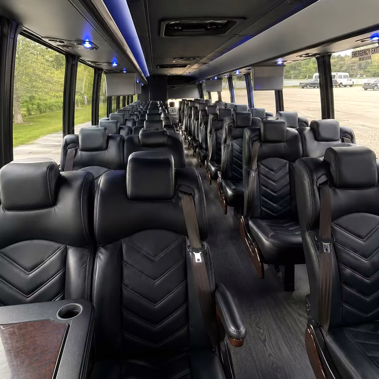 25 passenger minibus interior
