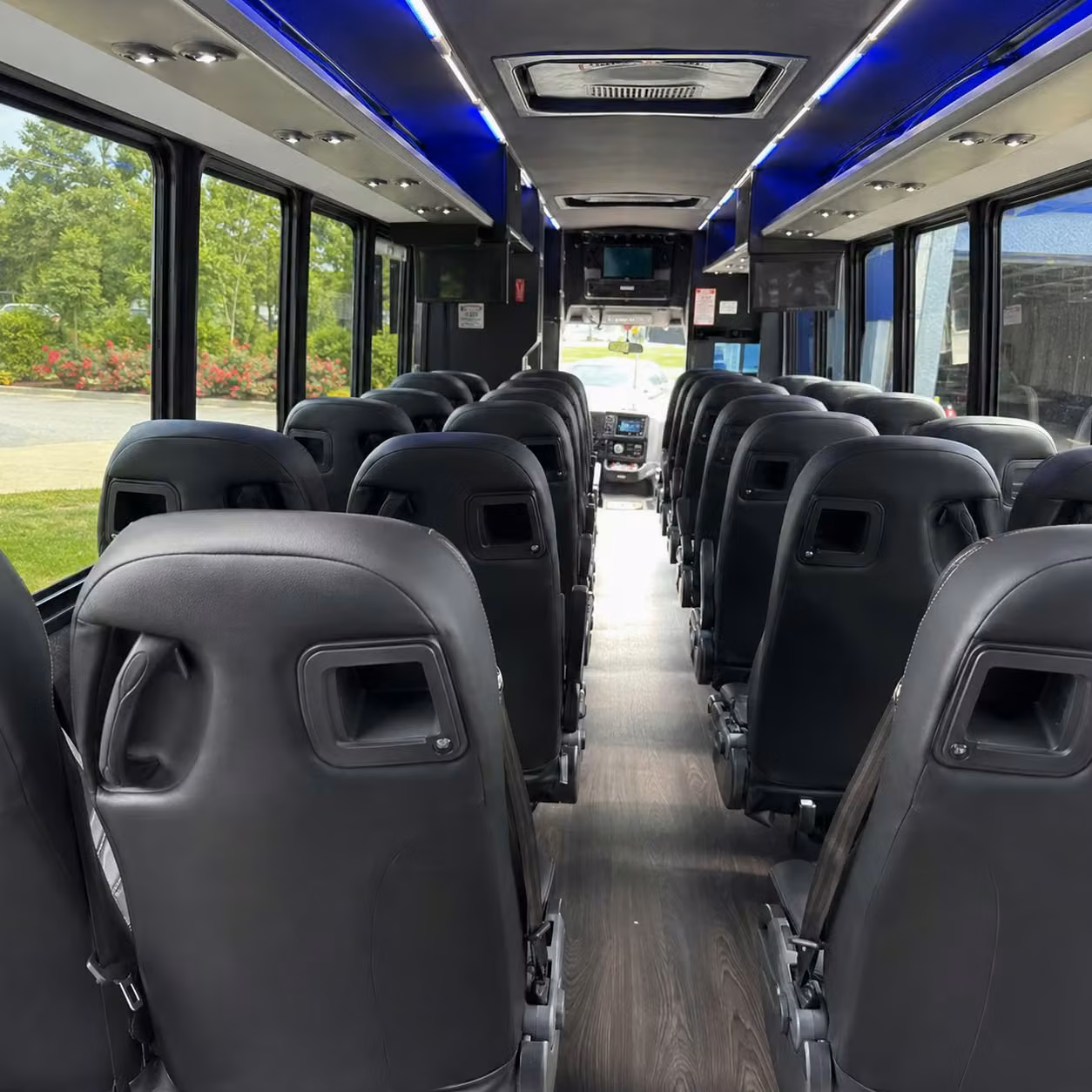 30 passenger minibus interior