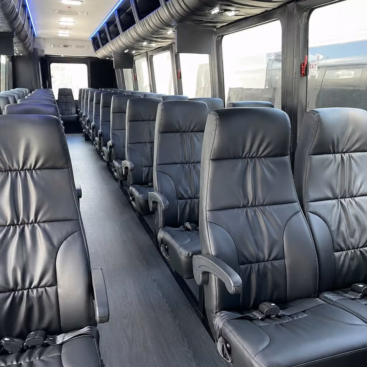 35 passenger minibus interior