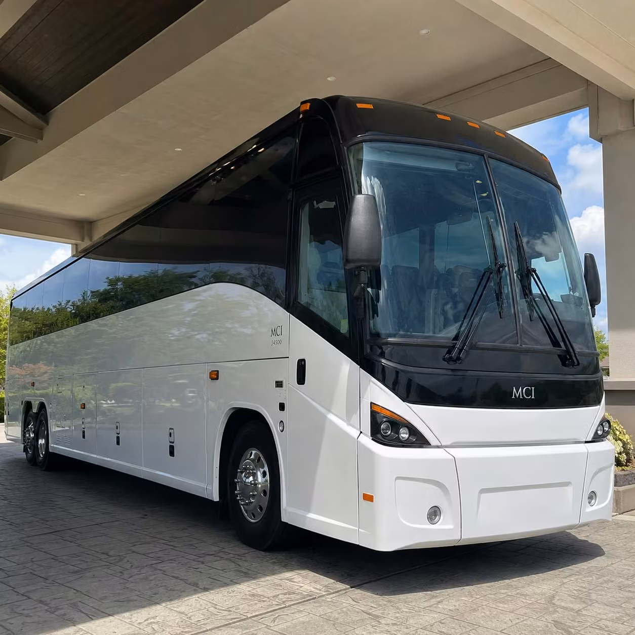 56 passenger charter bus