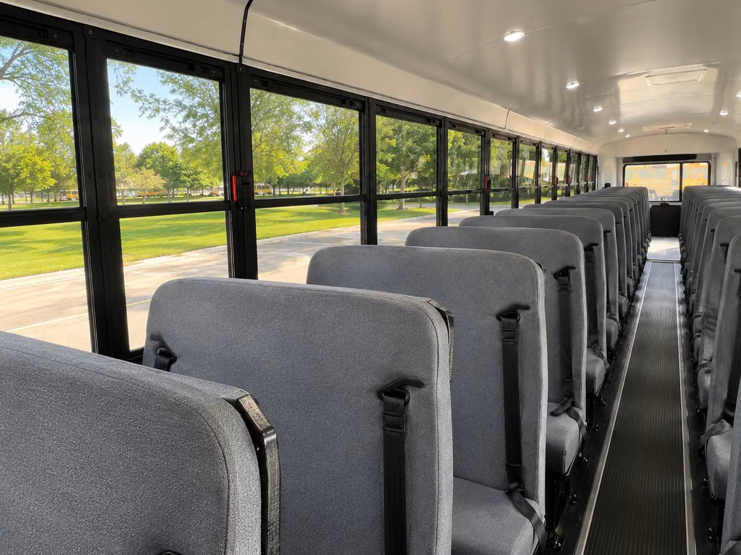 school bus interior