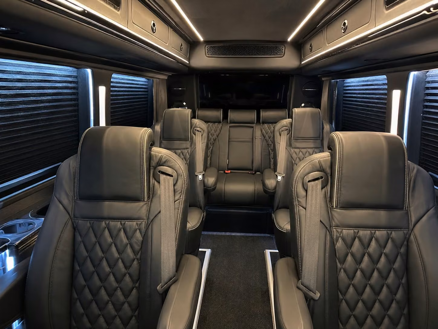 sprinter van with driver interior