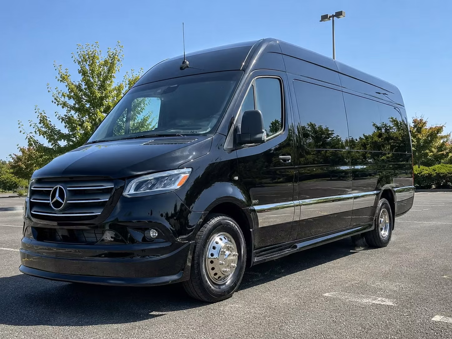 sprinter van with driver